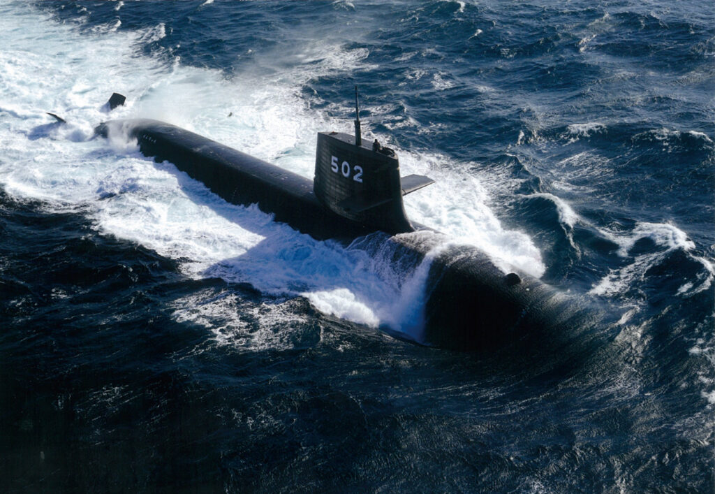 潜水艦「うんりゅう」の画像